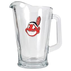 Cleveland Indians MLB 60oz Glass Pitcher - Primary Logo by Great American Products