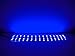 4 pack BLUE Super Bright 5050 LED Strips - 15 LEDs Per Flexible Strip - 30cm long - 12V - Adhesive Backed