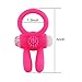 Vibrating Penis Ring, Tracy's Dog Vibrating Mini Silicone Rabbit Cock Ring Stimulator Sex Toy