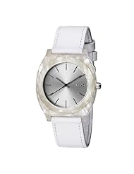 NIXON Womens A328-029 Plastic Analog White Dial Watch