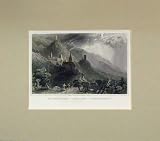 1840 HAND COLOURED VIEW REICHENBERG ROTUND HELFMIRGOTT