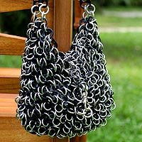Soda pop-top shoulder bag Shimmery Night
