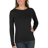 Merona Ballet Nk Rib Tee - Ebony