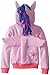 FREEZE Little Girls' My Little Pony Purple Rarity Hoodie