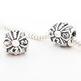 Pandora Style Antique Silver Plated CROSS Bead *Fits Pandora, Chamalia, Biagi