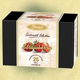 Strawberry Flavored Tea Bags - 25 Individual Wrapped Continental Selection Tea Bags  from Premiers Pure Indian Tea