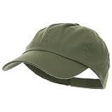 Low Profile Pet Spun Washed Cap - Olive W32S40B