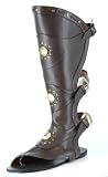 031-DESTROYER, Men's Roman Gladiator Knee-High Flat Sandal