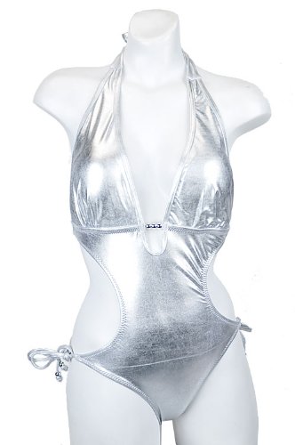 Silver Halter Tie Side Soft Pads