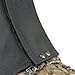 Black Crystal Hiking Gaiters Waterproof Breathable Nylon Women's Black Size Small