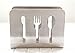 OliaDesign Chrome Compact Napkin Holder, Silver