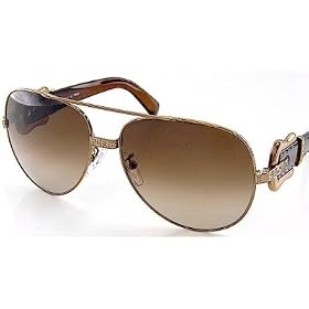 FENDI FS411 714 BROWN METAL SUNGLASSES