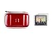 Red Candy Carrying case for 4.3 inch TomTom XL 335TM 350TM 340M TomTom GO 630 TomTom One XL-S + Screen Protector