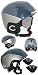 SKIHELM GR. S / 52-54CM / MIT BELÜFTUNGSÖFFNUNGEN / OHRENSCHUTZ SKI HELM IMX-S