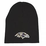 GIII 158671 NFL G3 Black Beanie Stocking Hat - Baltimore Ravens