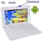 Mancebase (TM) Nuevo (Android 4,1 a 512 RAM) Via8850 10inch Laptop Notebook Netbook PC blanco s�lido, Wi-Fi y la c�mara con la caja de la manga libre del Flash Player