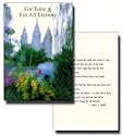 Greeting Cards- Marriage- For Time and All Eternity- This Inspirational Card Perfect for Newlyweds- Cards Are Sold in Units of Six- Perfect Cards to Have Around for Ward Members Who Marry in a LDS Temple or Friends- Feature the Salt Lake Temple-