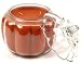 Large Glass Filled Pumpkin Candle w/ Lid