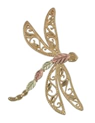 Black Hills Gold 10K Gold Dragonfly Lapel Pin