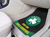 Boston Celtics 2008 NBA Championship universal fit Carpet 2 Pc Car Floor Mat (Rug)