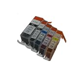 41Hh9mnf LL. SL160  5 Pack Compatible Cartridges for Canon PGI 220 and CLI 221. Includes Cartridges for 1ea PGI 220 + 1ea CLI 221 Black + 1ea CLI 221 Cyan + 1ea CLI 221 Magenta + 1ea CLI 221 Yellow.