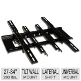 Sanus VMPL3-B Tilt Wall Mount for 27 to 84 Displays (Black)