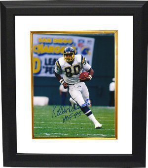Kellen Winslow signed San Diego Chargers 8x10 Photo HOF 95 Custom Framed