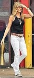 New wTags Authentic Degaine White Denim Jean Classic Slim Boot Cut Size 26