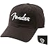 Fender&reg; Logo Stretch Cap, Black, L/XL