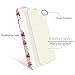 iPhone 5 5s SE case for girls, Akna Vintage Obsession Series High Impact Slim Hard Case with Soft Fabric Interior for iPhone 5 5s SE[Flamingo](U.S)