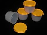Tupperware Snack Cup Set of 4 with Goldenberry Seals