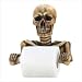 Halloween Toilet Paper Holder Skeleton Grinning Skull