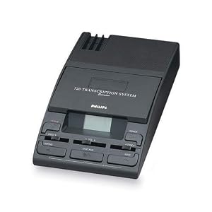 Desktop Analog Mini Cassette Transcriber Dictation by SHOPZEUS