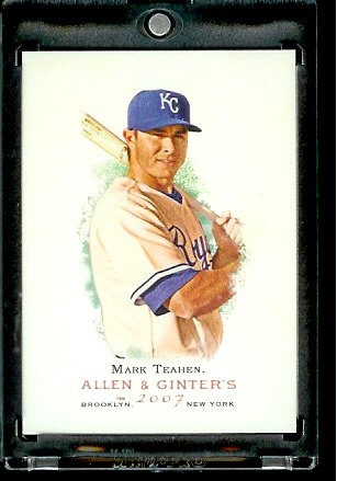 2007 Topps Allen & Ginter # 115 Mark Teahen Kansas City Royals Baseball Card