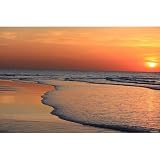 (13×19) Ocean Sunset (Beach) Art Poster Print