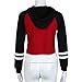 GBSELL Women Girl Long Sleeve Letters Printed Hoodie Crop Top Blous (M)