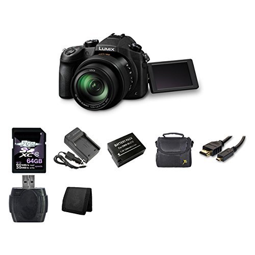 Panasonic LUMIX DMC-FZ1000 20.1 MP Digital Camera 64GB Bundle 3