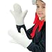 Child White Cat in the Hat Costume Gloves