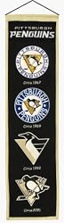 Winning Streak Sports 47008 Pittsburgh Penguins Heritage Banner