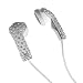 Deos Swarovski Crystal Earphone Covers for iPhone & iPad Gray