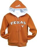 Women`s Texas Longhorns Arial Full-Zip Fleece Hooded Sweatshirt