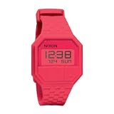 Nixon Rubber Re-Run Watch Coral, One Size
