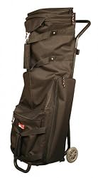 Gator Cases Steel Frame Rolling Drum Hardware Bag With 100 Pound Capacity (Black)