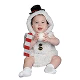 Baby Plush Snow Man Costume - Size 0-6 Months