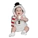 Baby Plush Snow Man Costume Set - 12 Months