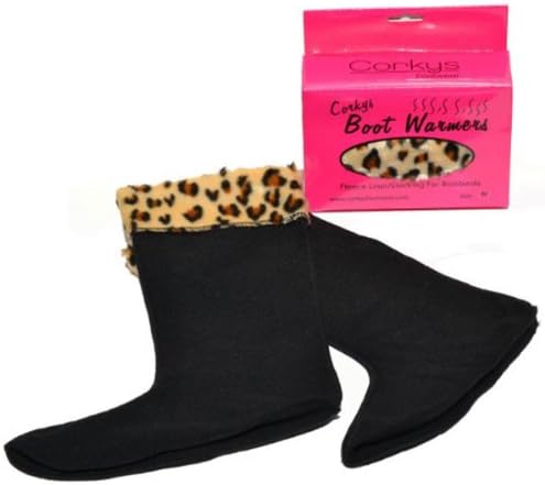 Women's Corky's Fleece Socks Shoe Snow Rain Boot Warmers Cold Weather Liners