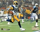 Isaac Bruce Autographed/Hand Signed St. Louis Rams 8x10 Photo GWTD (Super Bowl XXXIV)