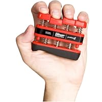 Gripmaster Hand Exerciser Red, Medium Tension (7-Pounds per Finger)