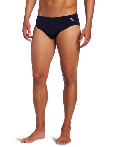 TYR Sport Boys' Solid Durafast Racer,Navy,24