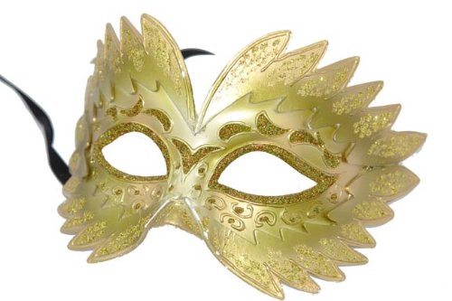 Venetian Style Mask in Gold Finish